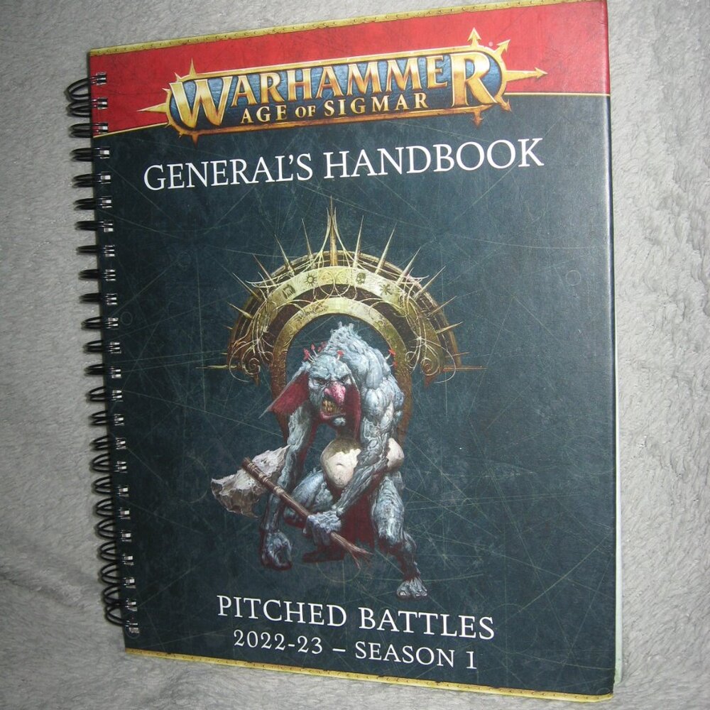 Warhammer Hardcover Book 40,000 40K General's Handbook 2023-23 Battles 2409A7